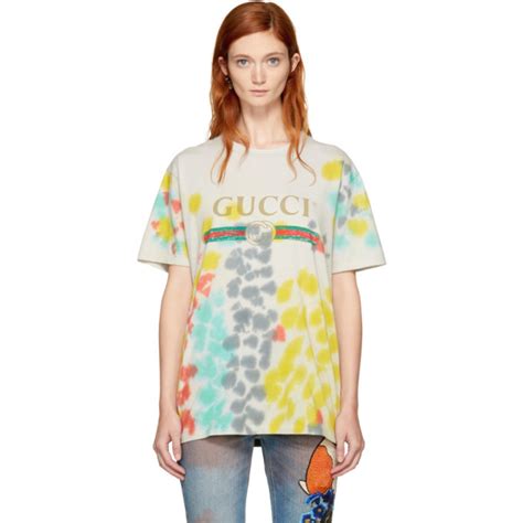 gucci tie dye shirt|Gucci jersey t shirt.